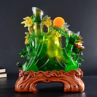 家柏饰(CORATED)财富节节高摆件中式工艺品办公室客厅玄关装饰品店铺开业礼品