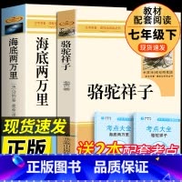 [推荐 全2册]骆驼祥子+海底两万里 [正版]完整版2册 海底两万里和骆驼祥子原著bi读老舍七年级下册阅读课外书书籍