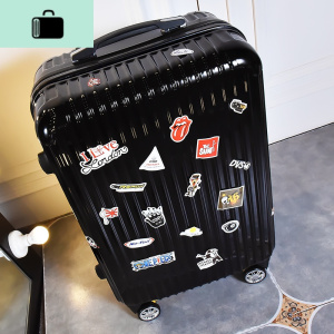 韩版行李箱男拉杆箱万向轮旅行箱包个性女密码皮箱20寸24寸大学生NEW LAKE