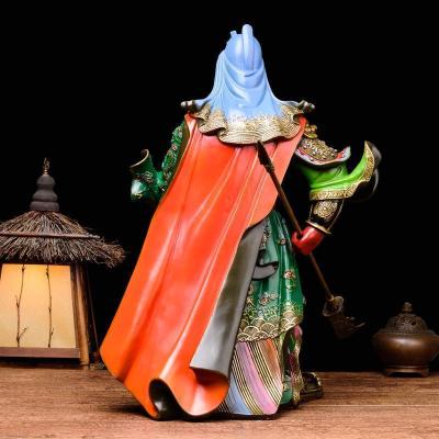 美帮汇关公 铜二指关公关羽武关帝供奉铜摆件