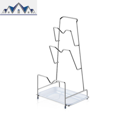 多层免打孔锅盖架架子壁挂式厨房收纳用品案板置物架挂件家用 三维工匠