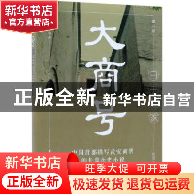 正版 大商号:长篇历史小说:第一部:白手起家 徐君儿著 中国文史出