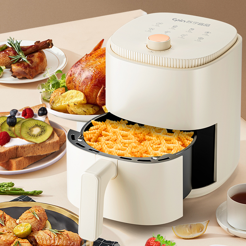 苏宁宜品 空气炸锅 熔岩10机械版白色3.5升大容量大功率低脂无油烟电薯条机ZG026M