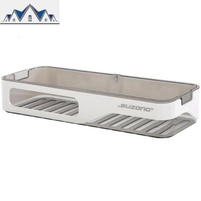 免打孔浴室置物架卫生间厨房用品厕所壁挂收纳架子沥水篮子洗漱架 三维工匠