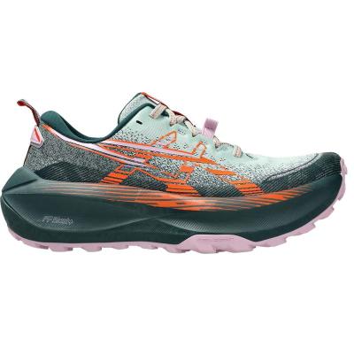 亚瑟士(ASICS)女款越野跑鞋专业缓震防护户外竞速冷雾色Trail跑步