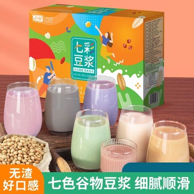 山野原粮 七彩豆浆礼盒 30g*14
