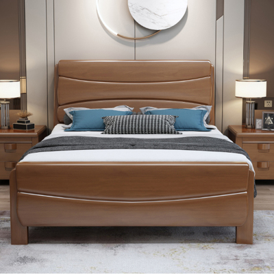 臻远ZY-SMC-67 现代简约实木床双人床 1.5米简约床