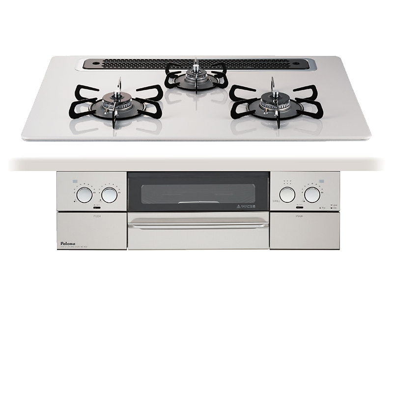 百乐满燃气灶嵌入式withna系列75厘米银色玻璃台面 pd-819ws-75cv 13a