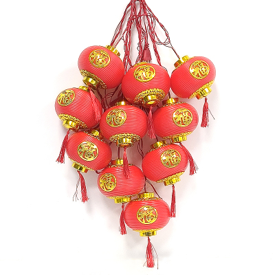 LED灯笼串 4米10灯-Ф115mm 红色 常亮/条