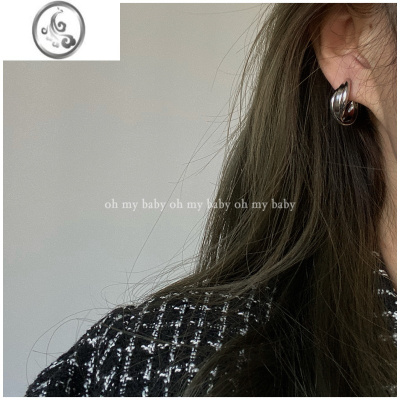 JiMi蚊香盘耳夹没有耳洞也能戴 无耳洞极简约气质百搭温柔冷淡风