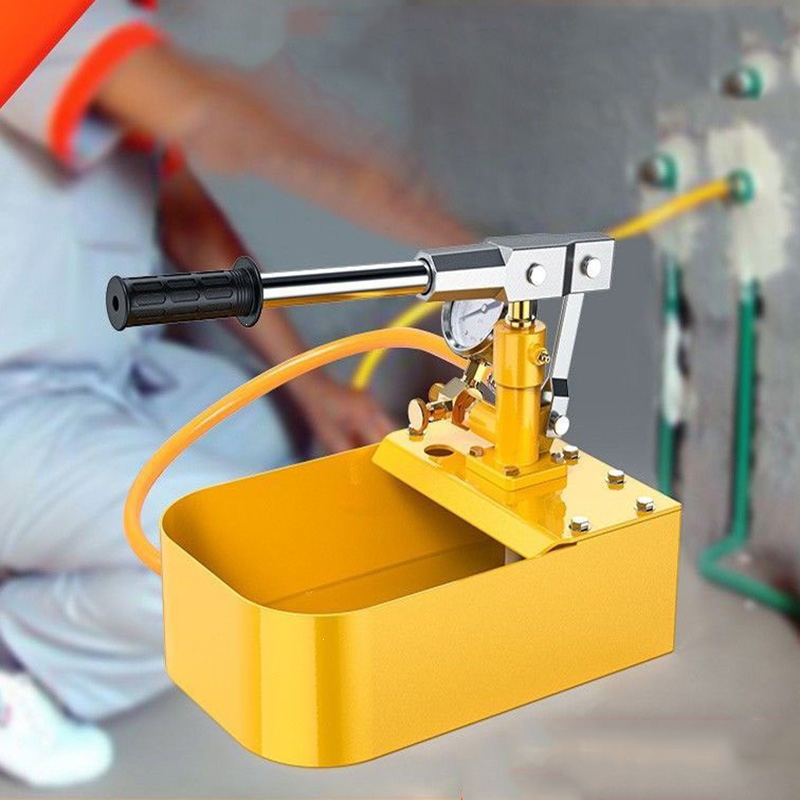 阿斯卡利手动试压泵ppr自来水管道地暖打压机水管测压手提式压力器