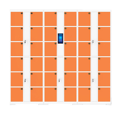 创世人 存包柜电子存包柜铁皮柜36门智能寄包寄存柜