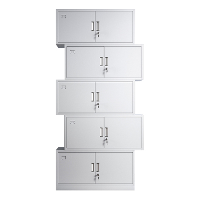 DXBG凭证柜会计收纳柜财务档案柜资料柜加厚文件柜办公室带锁铁皮柜分五节