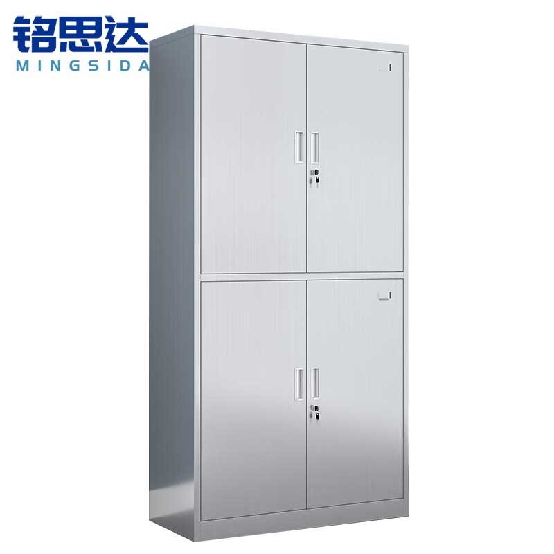 铭思达不锈钢文件柜通双节台