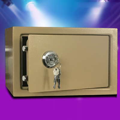  藤印象无密码单锁简便操作纯机械保管箱保险柜保险箱家用老人存证件现金