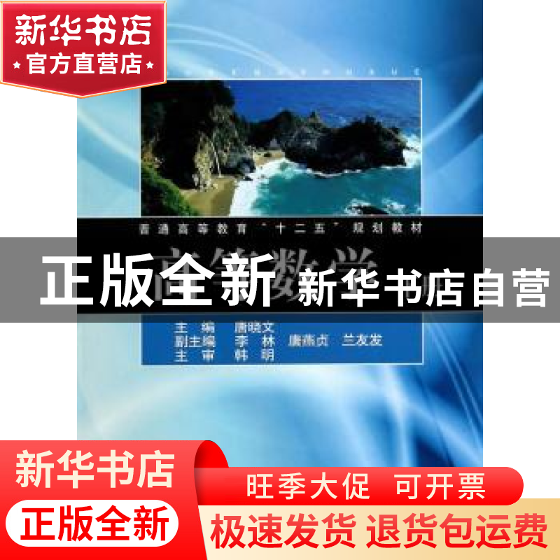 正版 高等数学:下册 唐晓文主编 同济大学出版社 9787560855585