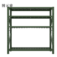 博元睿农具摆放架安保装备器材存放架拆装盾牌货架盾牌架2000*600*2000