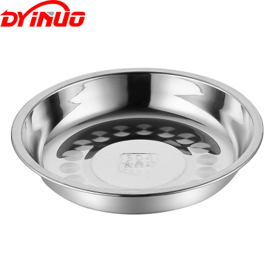 DYINUO 304不锈钢圆盘/盘子24cm 个