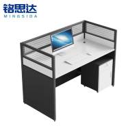 铭思达职员办公桌单人位含柜套