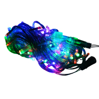 格瑞捷 LED彩灯串 LED-10m-100T 100头 七彩 220V 带插头 串