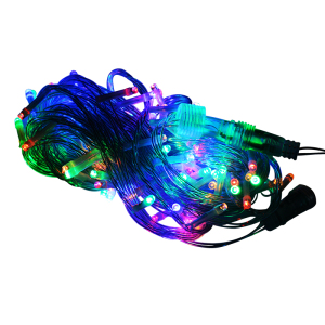 格瑞捷 LED彩灯串 LED-10m-100T 100头 七彩 220V 带插头 串