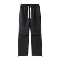 男装潮牌户外防泼水冲锋裤春秋季新款直筒阔腿男裤青少年休闲长裤