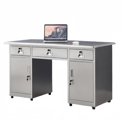 攸形304不锈钢职员桌1200*600*750mm台