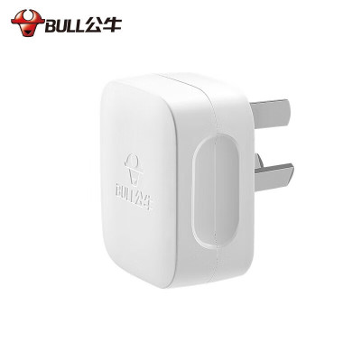 公牛(BULL)白色三极可拆插头 10A三脚插头 GNT-10S(单位:个)