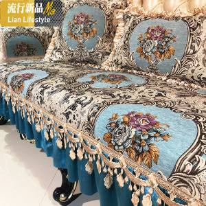 沙发垫四季欧式通用防滑坐垫现代简约真皮布艺客厅组合套装罩定制 三维工匠