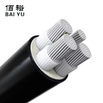 佰裕 铝芯铠装电缆 ZC-YJLV22 0.6/1KV 4*95 米