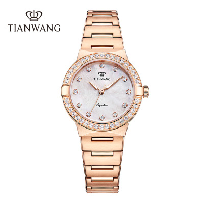 天王女士表石英手表时尚气质高档女表高颜值小香风母贝腕表31356