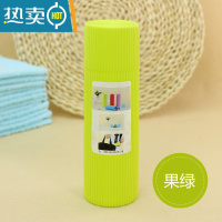 敬平旅行漱口洗漱杯子牙缸牙膏牙刷盒便携简约牙具套装情侣牙刷收纳盒 绿色2个装