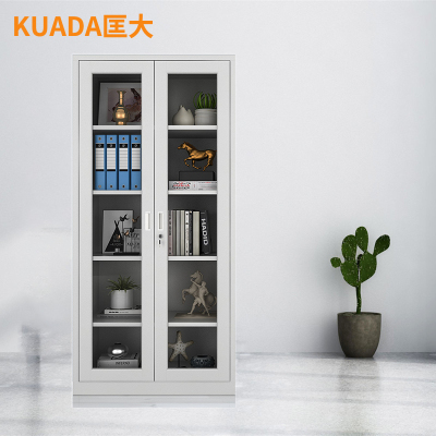 匡大文件柜铁皮柜办公资料档案柜通玻五层柜 KDT319