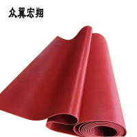 众翼宏翔 红色绝缘胶皮地垫 宽1m*长10m*厚3mm重60kg 卷