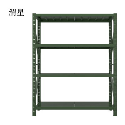 渭星装备器材存放架军绿色拆装盾牌货架1.5米长存放架1500*600*2000