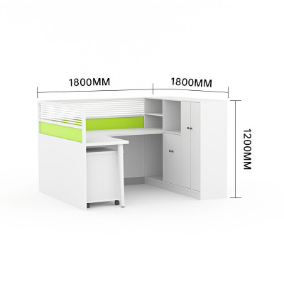 圣斯顿AH-1818办公位屏风卡座1800*1800*1200mm(套)白色