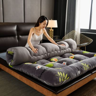 SleepyBear加厚羊羔绒床垫子家用睡垫双人宿舍学生单人榻榻米床褥可折叠被褥