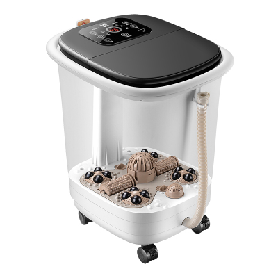 皇威（HUANGWEI）H-8319B高深桶全自动足浴盆按摩加热泡脚洗脚盆可拆卸按摩器材深桶沐足浴熏蒸电动滚轮问电脑恒温