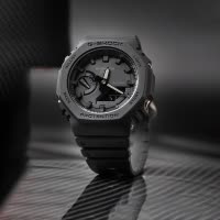 CASIO旗舰店 卡西欧手表男款生日礼物gshock限量八角橡树运动防水学生电子石英表 男非机械日韩表 GA-2100