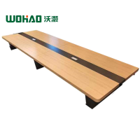沃灏(wohao)会议桌洽谈桌定制会议办公桌W3000*D1600*H750m
