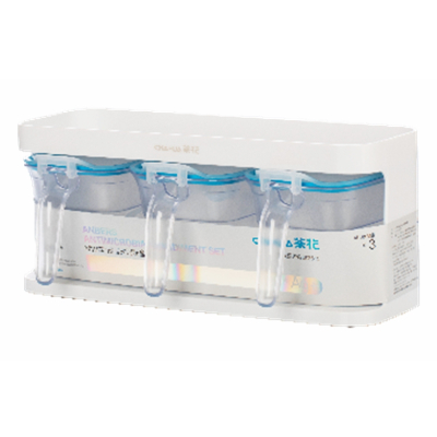 茶花 欧铂兹*按压式调味盒400mL*3 /个