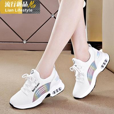 春季新款平底2020女鞋小白休闲鞋子单鞋旅游运动鞋网鞋透气一脚蹬知义(ZHIYI)休闲鞋
