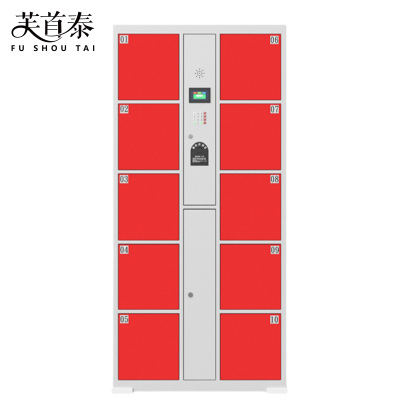 芙首泰智能储物柜指纹密码10门850*460*1800mm台