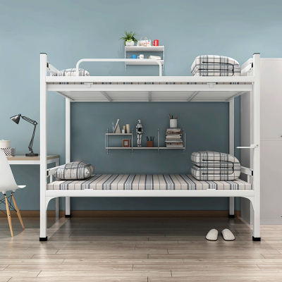 迅迈 上下铺 2000*900*1700mm双人床 铁床 双层床 铁艺家用床 员工宿舍公寓床 高低床校用寝室钢制床