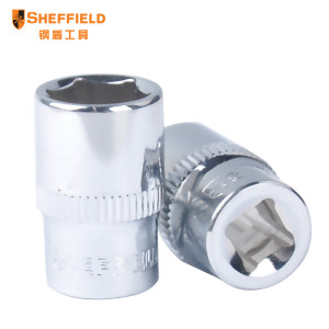 钢盾(SHEFFIELD) S010104 6.3mm系列公制6角标准套筒4mm[家用]