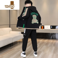 YANXU青少年套装男潮流休闲套初中高中学生帅气秋装夹克外套