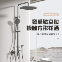 箭牌卫浴(ARROW)增压淋浴套装全铜淋雨龙头花洒喷头多功能增压AE3431MGGSP-P4