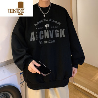 YANXU卫衣男宽松新款中山春装2023高中生男士长袖t恤潮上衣港风