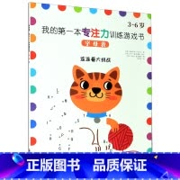 我的第一本专注力训练游戏书 / 字母表 [正版]字母表 3-6岁 我的第一本专注力训练游戏书 连连看大挑战 四川教育出版