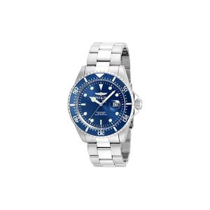 Invicta男士蓝盘不锈钢防水米石英潜水腕表